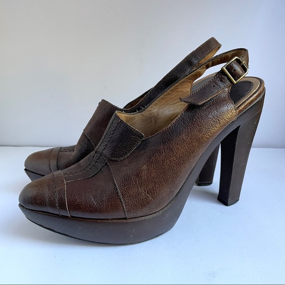 Marni Wood Platform Heels - Picture 12 of 15